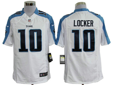 nfl White Nike Game jerseys Tennessee Titans 10 Jake Locker